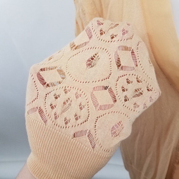 LC Lauren Conrad XS Cardigan‎ Sweater Lac… - Picture 3 of 7